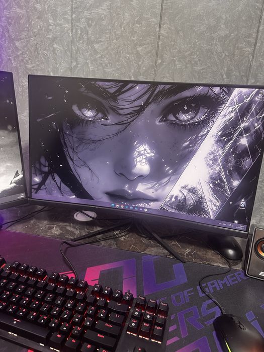 Игровой ПК + 2 монитора + периферия + кресло! Полный комплект