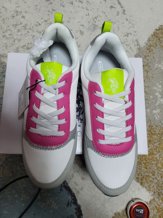 Sneakers U.S. Polo Assn, nr. 34 + cadou adidasi skechers 34