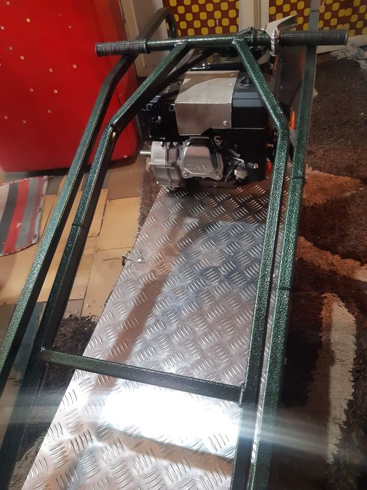 Мото собака с волокушами