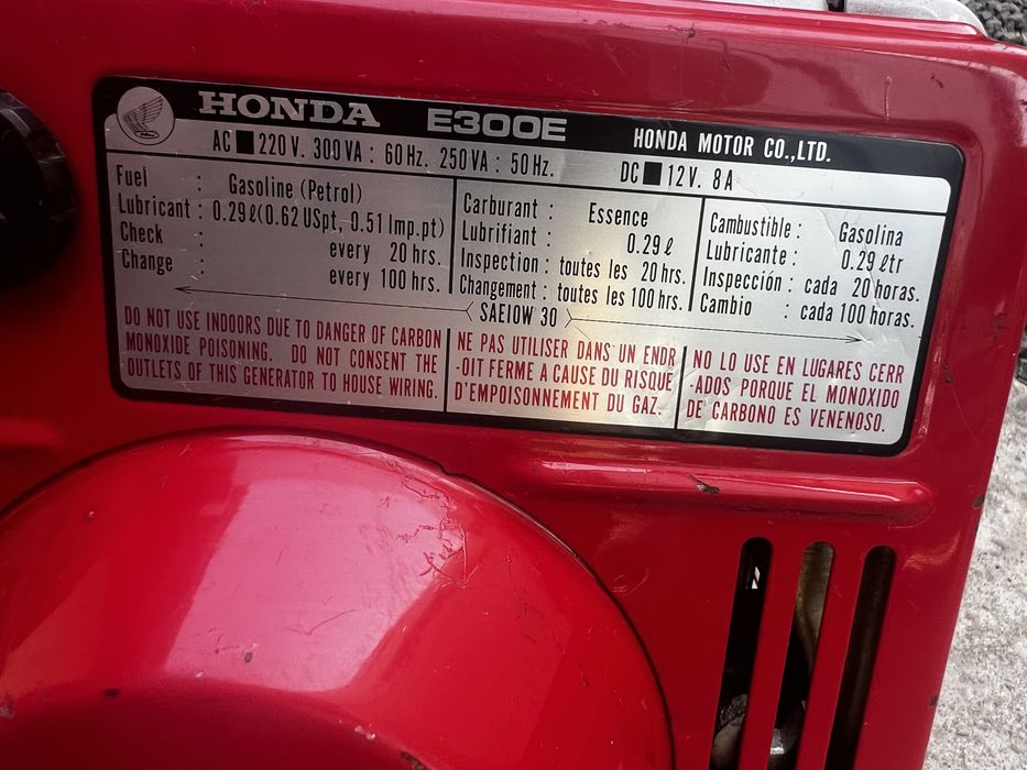 Generator honda ideal pentru rulote EM 500