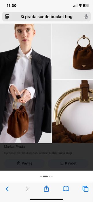 Велурена чанта P* r ada