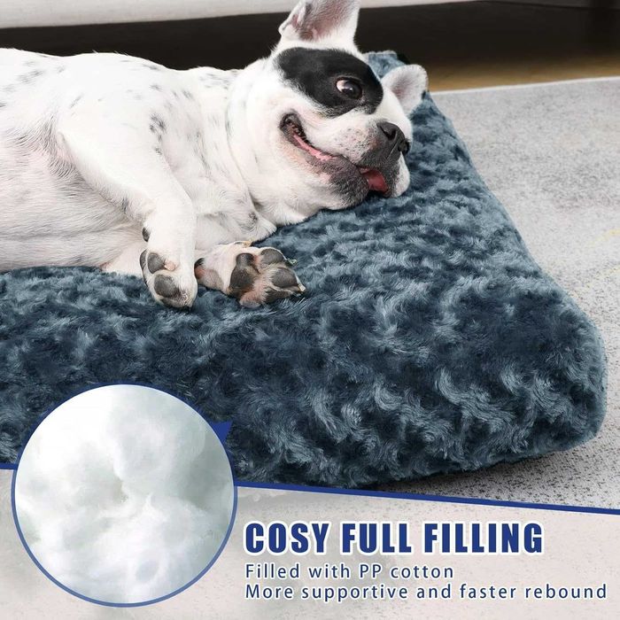 Легло за кучета OKYUK, което може да се пере, (M, тъмно сиво)