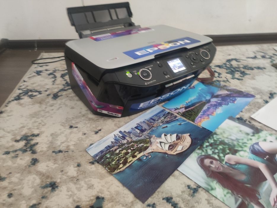 Epson 610 KOPYA_SKANERli PRINTER dyuzi 100% 6 ta rangli kam ishlagn 95