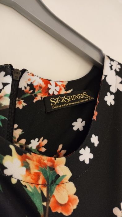 Rochie dreaptă florală 3XL