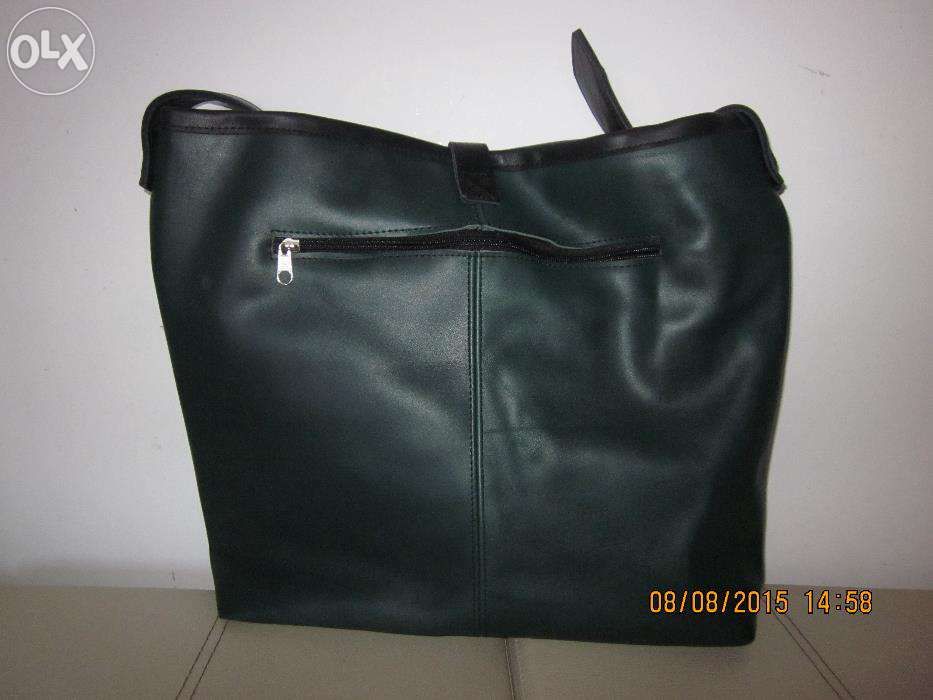 Geanta/Poseta de piele naturala handmade NOUA