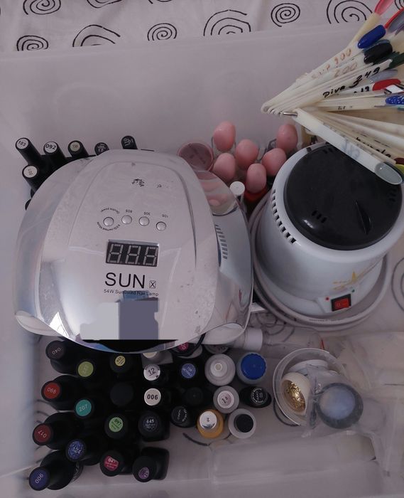 Продам бу всё для маникюра