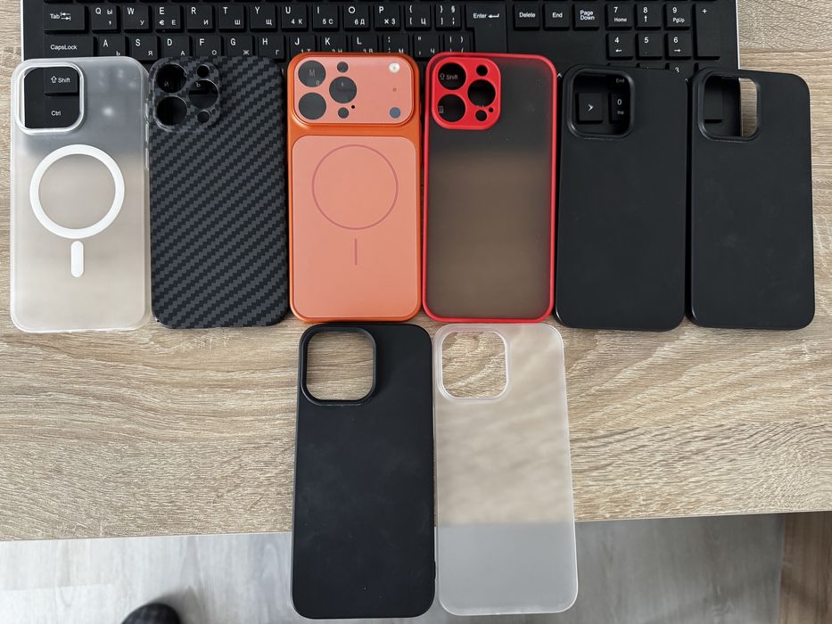 8 кейса за iphone 15 pro max всичко 30 euro