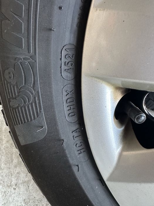 Se vand jante/anveolpe michelin/vw / skoda / audi / 195/65/15 // 5-112