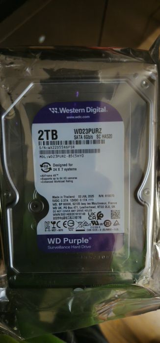 Hard disk  4Tb  2Tb 1Tb HDD  Seagate IronWolf Pro / WD Purple