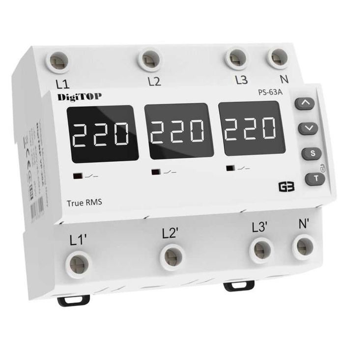Переключатель фаз Digitop 63A ( Украина )
