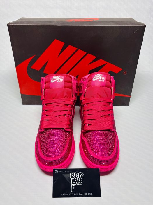 Jordan 1 cristal roz