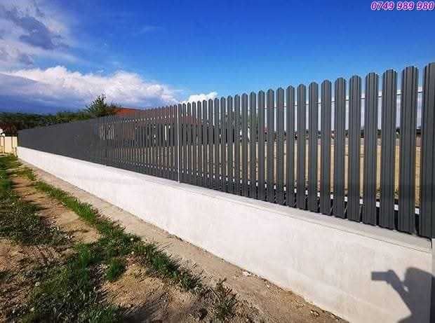 Garduri din panou stil jaluzele, din sipca metalica, tabla, plasa, BCA