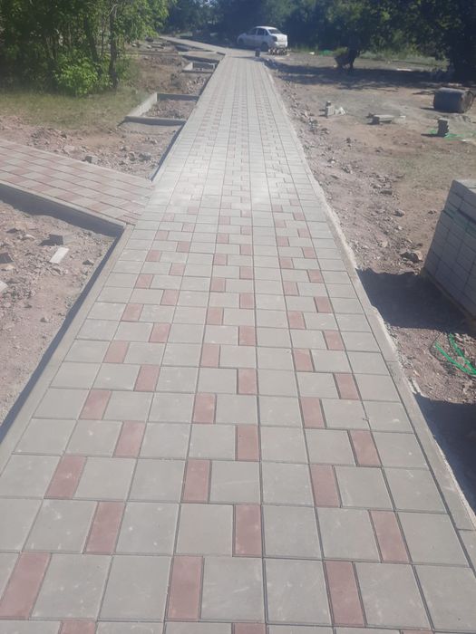 Укладка брусчатки