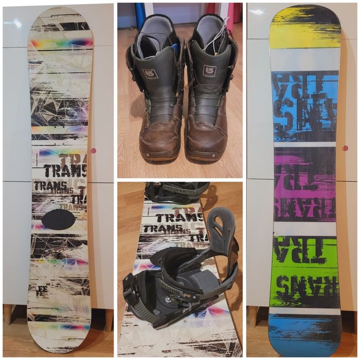 Placa snowboard 159 cu legături Crazy Creek și boots 44 Burton ZONE