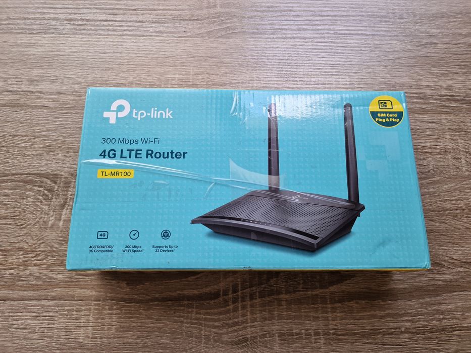 TP-Link 4G LTE Рутер за Sim карта TL-MR100