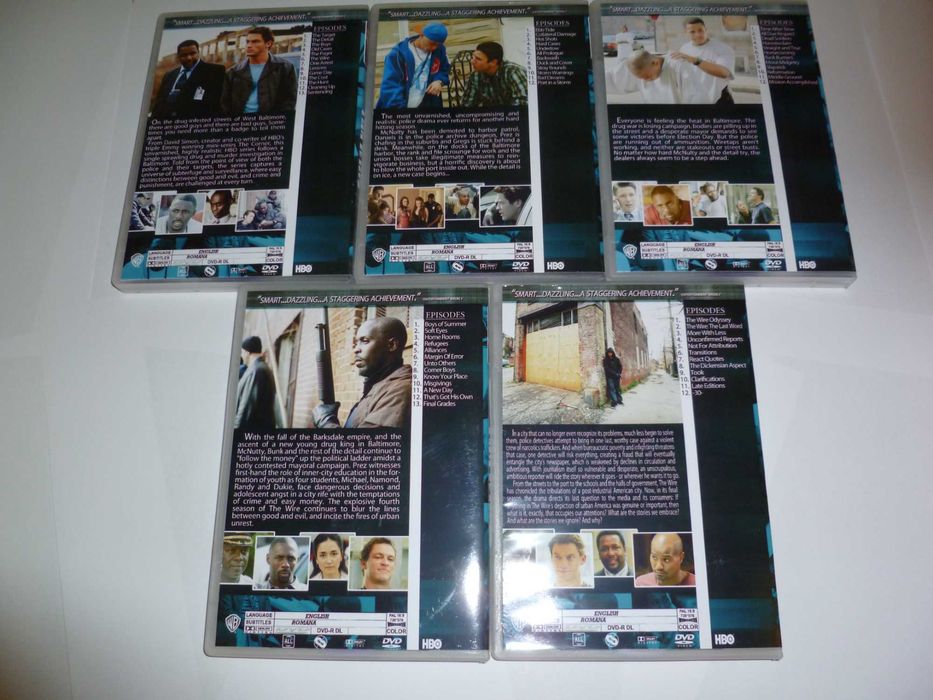 Cartelul crimelor The Wire 2002–2008 5 sezoane DVD