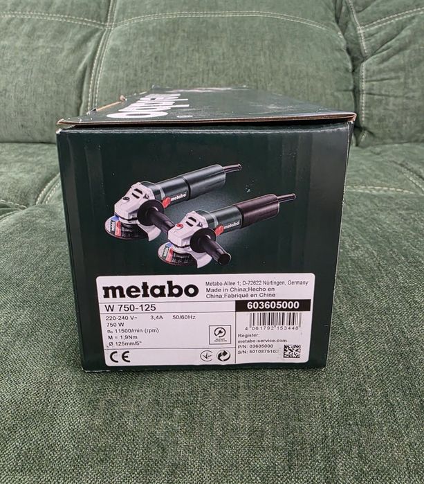 Polizor Unghiular Metabo 125  750W