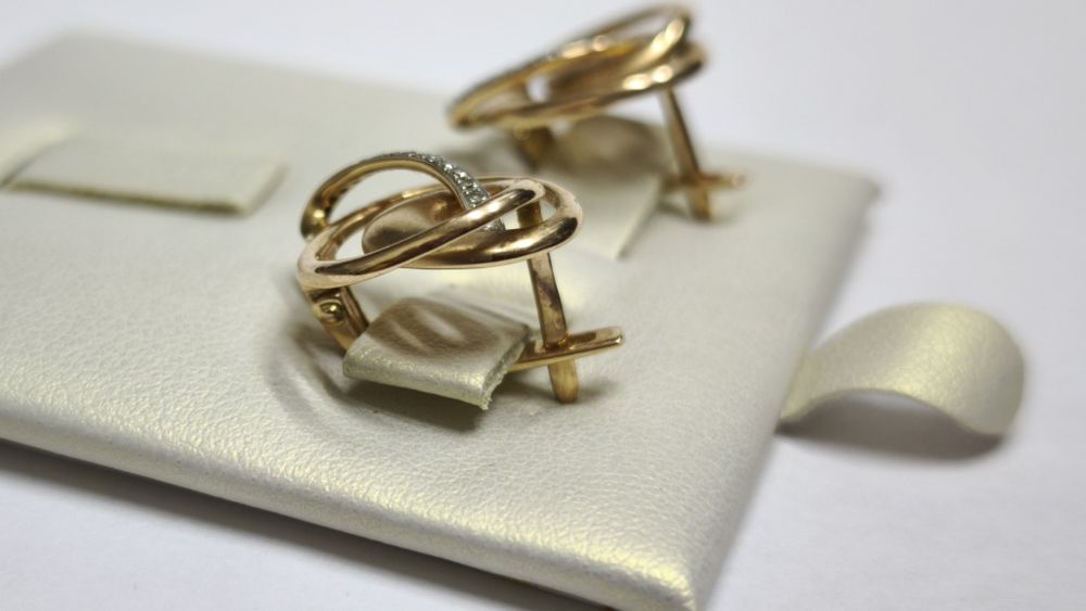 Серьги с бриллиантами