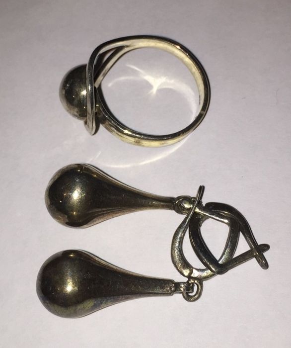 серьги кольцо массивное