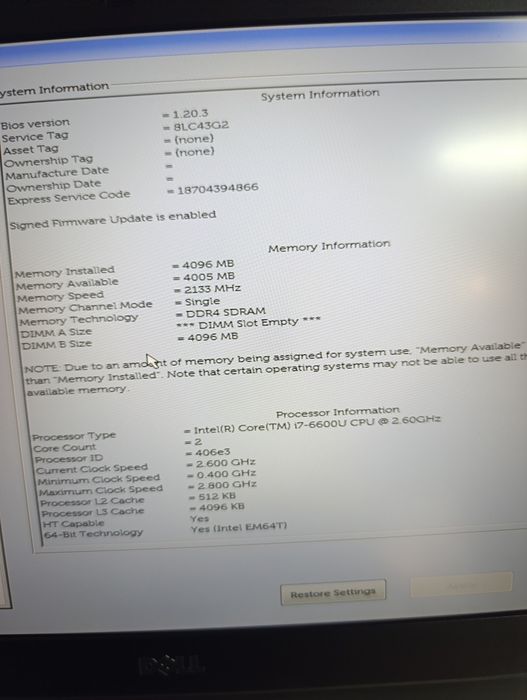 Laptop Dell E7470, impecabil, cu procesor i7 6600