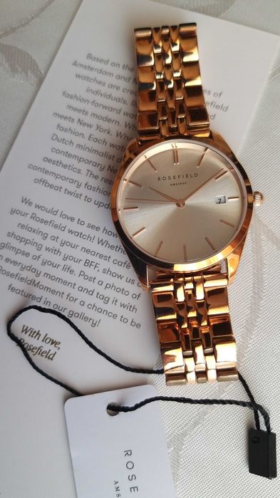 Ceas Original ROSEFIELD Gold The Ace