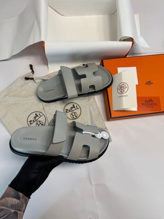 *PREMIUM* Papuci Hermès , Full Box, Mărimi 35/41 , 100% Piele Naturală