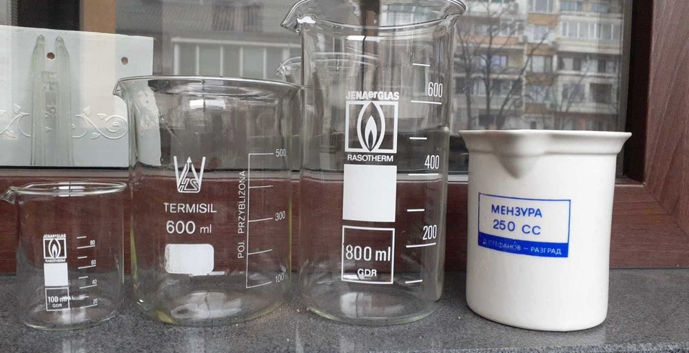 Мерителни съдове, огнеупорни мензури