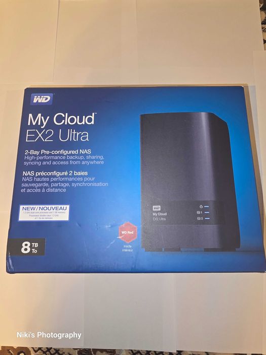 Продавам NAS Server, Western Digital My Cloud EX2 Ultra, 2 Bay, 4 TB