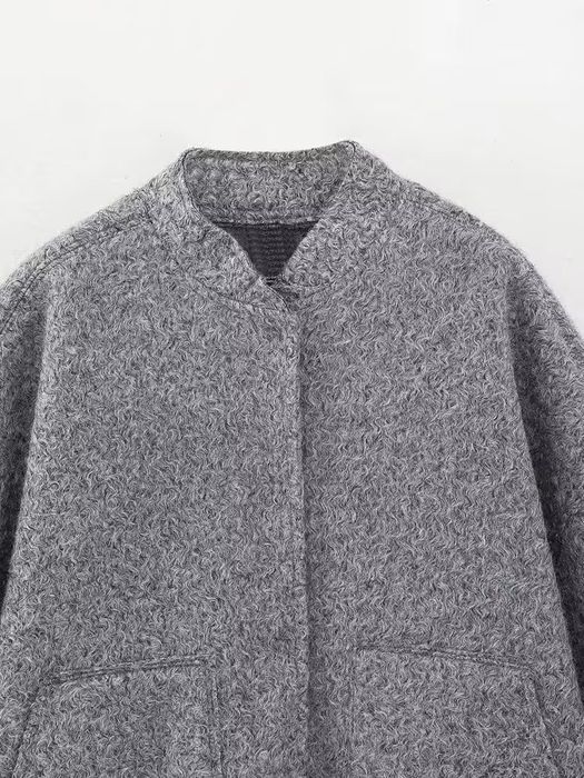 Куртка бомбер, цвета черный, белый