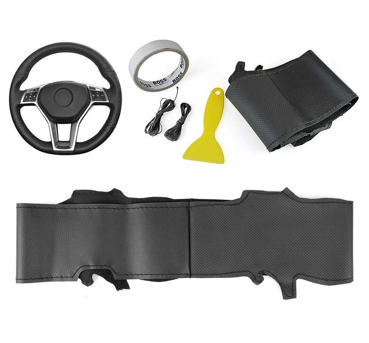 Калъф за волан шиещ Мерцедес - W246, CLA, W176 / Mercedes