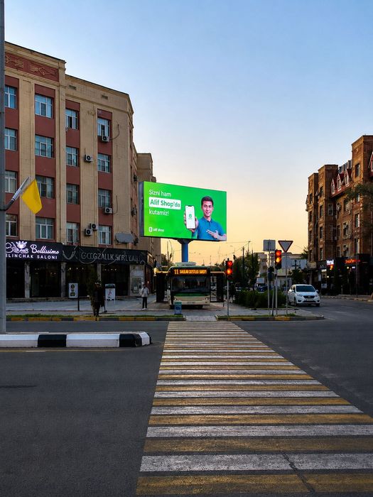 Nukusda LED ekran va bilbord reklama | LED экраны и билборды в Нукусе
