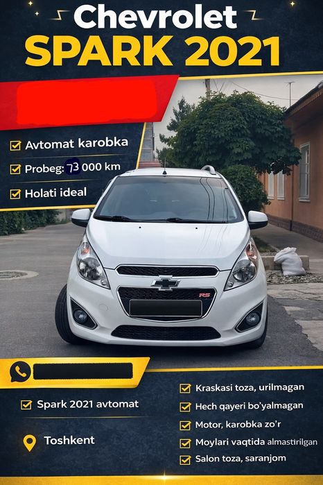 Chevrolet spark Avtomat