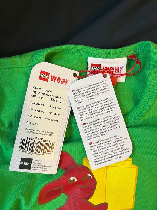 Tricou copii Lego Wear - LEGO DUPLO verde masura 98 (3ani)