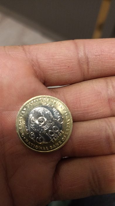 Юбилейная монета коллекционая 100 тенге теңге