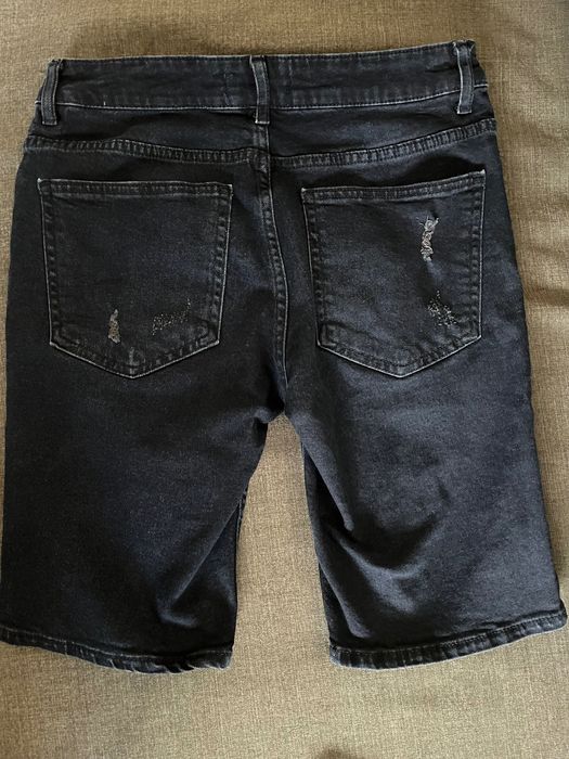 Къс дънков панталон