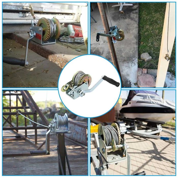 ръчна лебедка Westfalia Германия до 360 кг, 10 м, високо качество