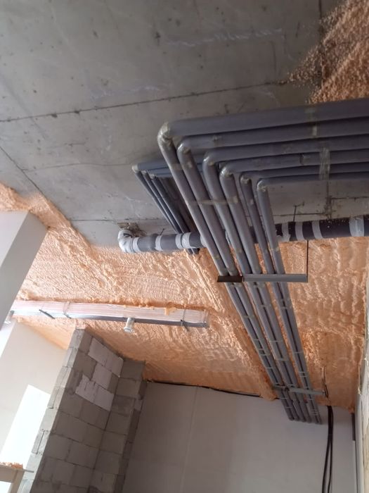 Пено утепление крыша стена