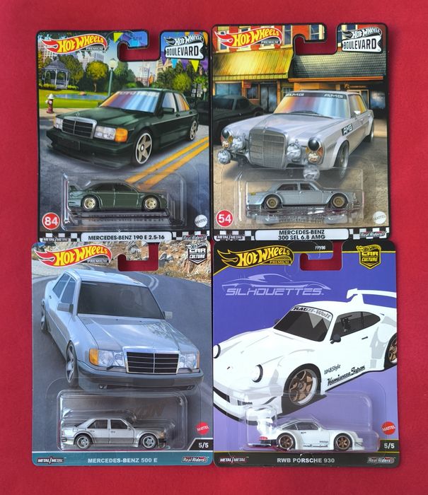 Hot wheels mercedes porsche rwb