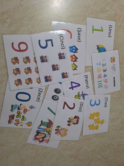 Cartonase educative Alfabet si Numere