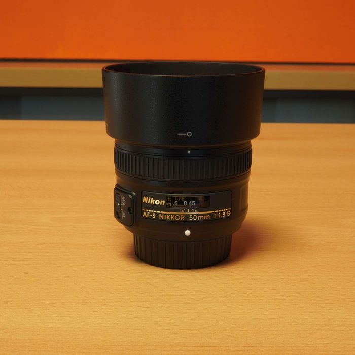 Obiectiv Foto AF-S Nikkor 50mm 1:1.8G, Negru, 12 LUNI GARANTIE