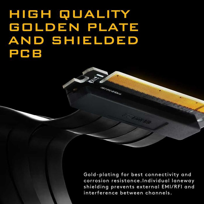 EZDIY-FAB Cablu riser PCIe 3.0 16x de 20cm - Conector drept