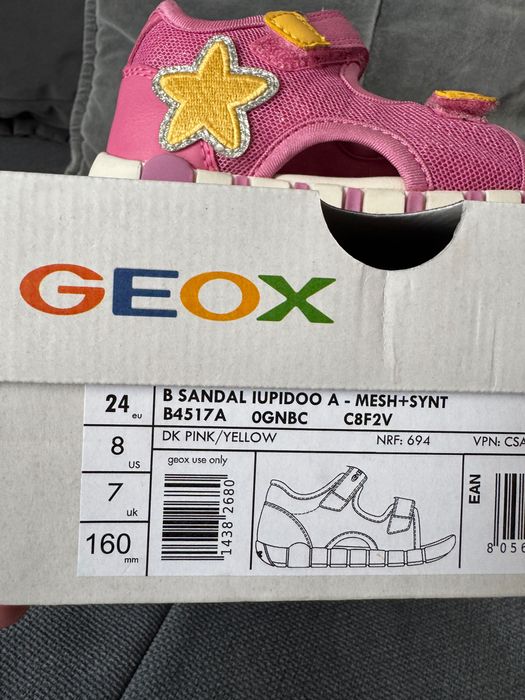 Сандали GEOX за момиче (24 размер)