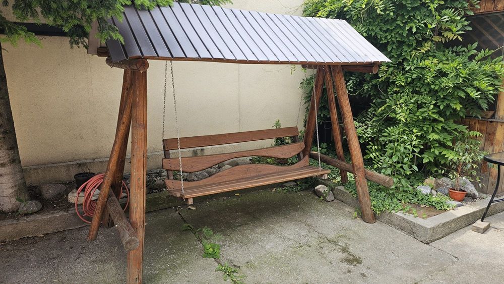 Vând leagăn lemn brad 2,5 m
