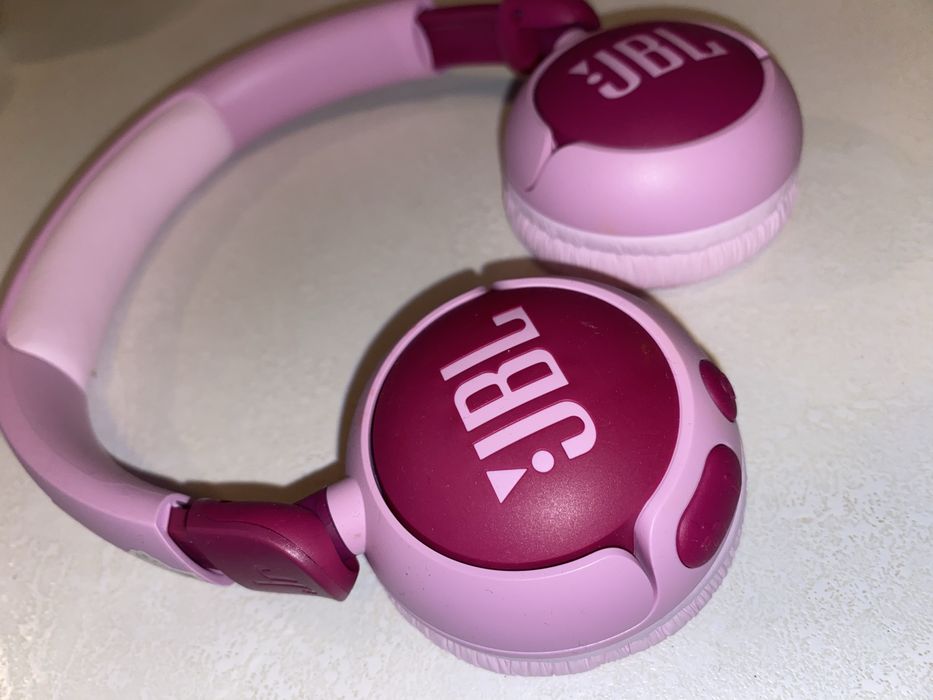 Casti JBL JR320BT Bluetooth pentru copii, mov, cu microfon – Garantie + Extindere garantie 2 ani