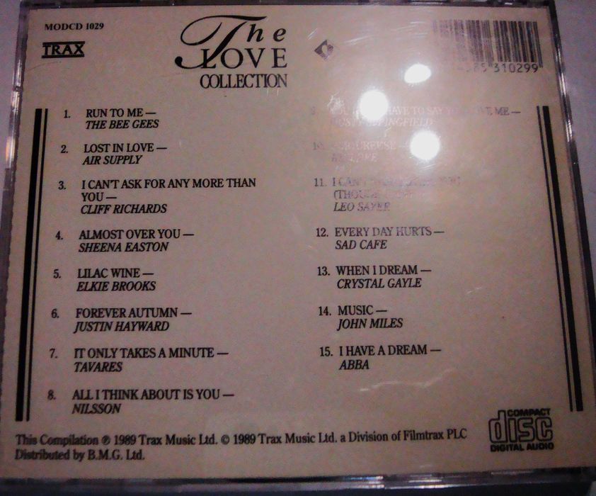 "The love collections"- шест компакт диска