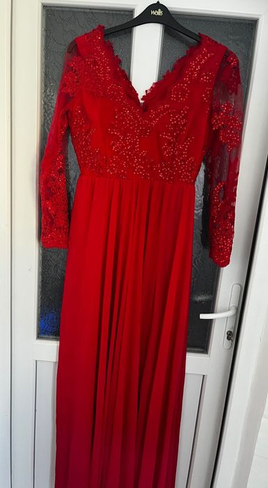 Rochie lungă roșie