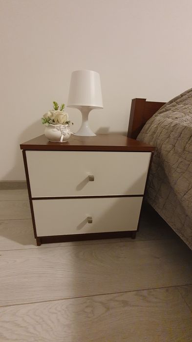 Спалня 200/160 с матрак и нощни шкафчета