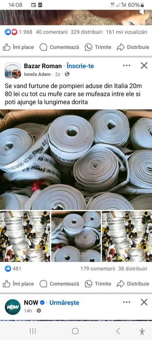 Furtune pompieri cu mufe ce se pot înadi într-e ele .
