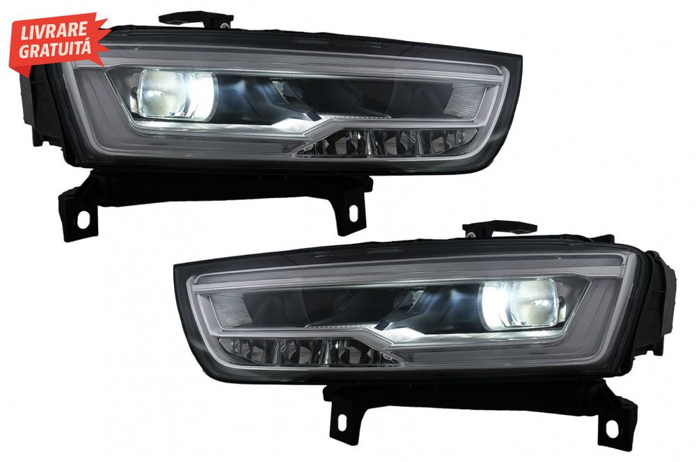 Faruri Full LED Audi Q3 8U Facelift (2014-2017) Conversie de la Xenon