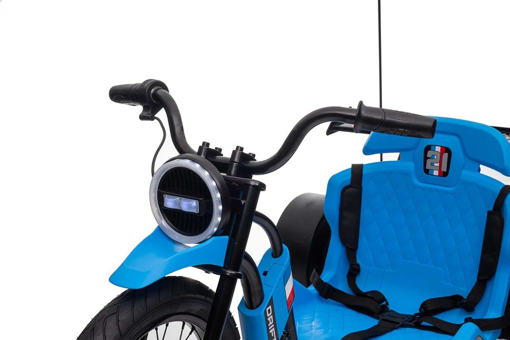 Motocicleta electrica Kinderauto BJSX2338  2x 250W, 24V 10Ah #Blue